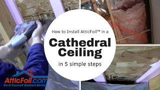 How To Install Radiant Barrier In A Cathedral Ceiling [upl. by Genny348]