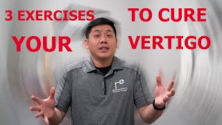 THREE Best Exercises To RELIEVE Your Vertigo  Physical Therapist Explains [upl. by Waylen191]