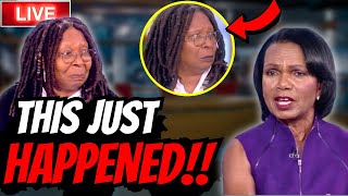 Whoopi The View Host SILENT amp ANGRY After Condoleezza Rice DESTROYS THEM LIVE ON AIR [upl. by Bathilda]