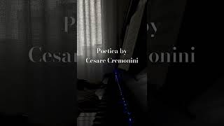 Poetica by Cesare Cremonini Piano Version [upl. by Koerner]