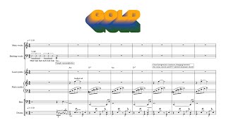 GOLD  BROCKHAMPTON Musical Score and Analysis [upl. by Cath]