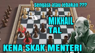 LAWAN SUDAH SENANG tapi mikhail tal lebih senang Uusi vs tal 1981 [upl. by Annadal]