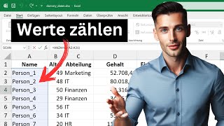 Excel Werte zählen mit ZÄHLENWENN und ANZAHLFunktion mehrere Kriterien nicht leere Zellen [upl. by Malka566]