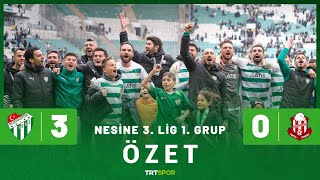 Nesine 3Lig 1Grup  Bursaspor  Kemerkent Bulvarspor Özet [upl. by Burnight]