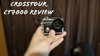 My First Ever Review Video  Crosstour CT7000 Action Camera 30 GoPro Camera [upl. by Adnawt788]