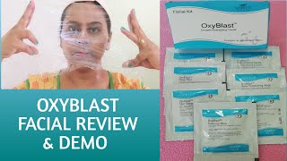 OxyBlast Oxigen Facial Demo  Cheryls OxyBlast Facial Review and Demo  Step by Step [upl. by Doll577]