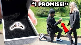 I PROPOSED TO MY 19 YEAR OLD GIRLFRIEND VERY EMOTIONAL [upl. by Aurthur19]