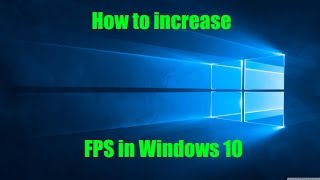 How to increase FPS in Windows 10 Links in description [upl. by Ivz]