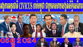 Dismissal of the International Organization for Civil Rights CIVICUS puts Cambodia 05 Ocecmber2024 [upl. by Halladba]