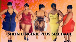 SHEIN LINGERIE HAULPLUS SIZE LINGERIE HAUL shein sheinhaul tryonhaul lingeriehaul [upl. by Sophia641]