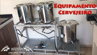 Equipamento cervejeiro  Evolução em 4 anos [upl. by Rehptosirhc]