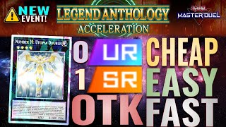 Legend Anthology Accelerations 0 UR 1 SR Cheapest Utopia 2 Cards OTK  YuGiOh Master Duel Decks [upl. by Tibbetts]