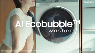 AI Ecobbuble Technology  Samsung Washing Machine [upl. by Naul]