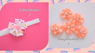 Curso Diseño de Accesorios para el cabello 🎓 Diseño 5 🎀 [upl. by Spillihp]