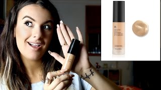 FIRST IMPRESSIONREVIEW on the ARBONNE Perfecting Liquid Foundation [upl. by Aileduab644]