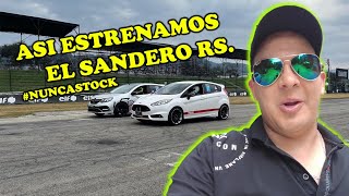 😱PROBAMOS EL SANDERO RS EN PISTA YYYY😮 [upl. by Kcinemod]