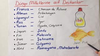 Ä°SLAMÄ°YET Ã–NCESÄ° VE Ä°SLAMÄ° DÃ–NEM TÃœRK DESTANLARI VE DÃœNYA EDEBÄ°YATI DOÄžAL DESTANLAR [upl. by Mackey]