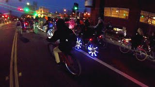 Huge Bike Rideout In The Dark Cycle Vlog [upl. by Nic281]