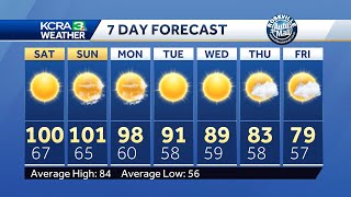 Northern California forecast The triple digit heat continues [upl. by Siletotsira]