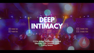 Deep Intimacy  Worship Session COZA Global Leadership Summit 12102024 [upl. by Eldred985]