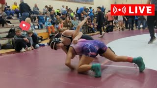 A Cement Mixer And Fast Pin We Come To Wrestle Boy vs Girl Youth Wrestling Tournament 98lbs [upl. by Erbas484]