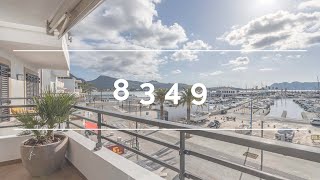 For Sale Seafront Duplex Apartment in Puerto Pollensa Mallorca [upl. by Lodnar]