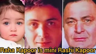 Raha Kapoor is mini Rashi Kapoor Riddhima got Emotional on Fathers Birthday Anniversary [upl. by Yeltneb]