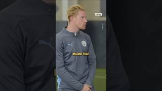 Kevin De Bruyne FUMES about his new PACE RATING 😂 shorts football soccer [upl. by Ahsinav]