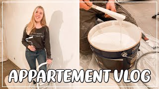 Afgebrande keuken afbreken en verven verbouw en renoveren appartement ★ vlog Ellenismyname [upl. by Sedlik]