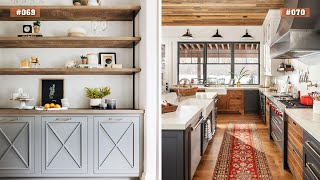 100 stunning rustic farmhouse kitchen ideas  rustic farmhouse kitchen 2023 [upl. by Eppillihp]