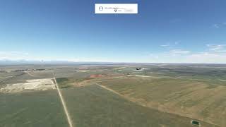 Low LevelHi Speed Flight from Cut Bank Montana to Browning Montana USA [upl. by Ellac209]