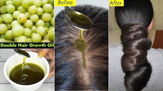 I Apply👆🏼This Oil on Hair Thinning DailyHair Growth got doubled in 1 MonthStop Hair Lossamp Hairfall [upl. by Ajuna]