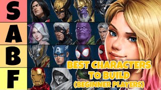 Best Characters to build for New Players to jumpstart your account July 2024 I Marvel Future Fight [upl. by Nyltak360]