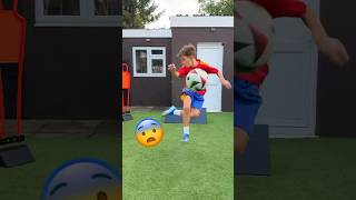 The BEST YOUNG FOOTBALLER⁉️😨 v7skills xntonio shorts football soccer tutorial [upl. by Ahselak676]