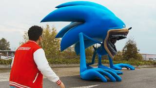 I Found Shin Sonic in Real Life Hes TERRIFYING 😱 [upl. by Leitnahs]