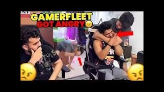 GamerFleet ANGRY REACTION ON STREAM 💀😨  BREAKS MONITOR  GAMERMINE EDITZ [upl. by Iloj]