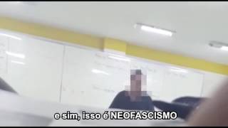 FLAGRANTE DE DOUTRINAÇÃO IDEOLÓGICA EM ESCOLA DE NITERÓI [upl. by Dnana782]