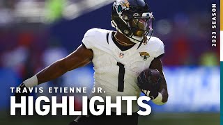 Travis Etienne Jr Top Plays  2023 Season  Jacksonville Jaguars [upl. by Talmud782]