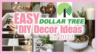 HOME DECOR DIY CRAFTS  DOLLAR TREE DIY DECOR IDEAS [upl. by Etteniotna]