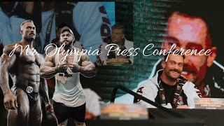 2023 MrOlympia Press ConferenceChris Bumstead vs Breon Ansley Ramon Dino [upl. by Michaud]