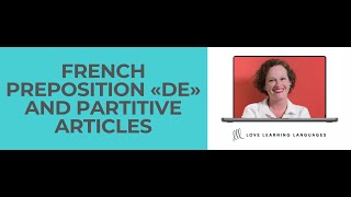 French partitive articles and other ways to use DE in French [upl. by Uuge]