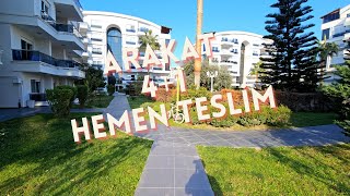 SATILIK DAİRE ANTALYA KONYAALTI ARAKAT 41 190 M2 SİTE İÇİ HEMEN TESLİM [upl. by Uzzia557]