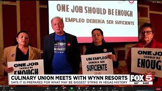 Negotiations continue between Culinary Union and Las Vegas resorts [upl. by Uon]