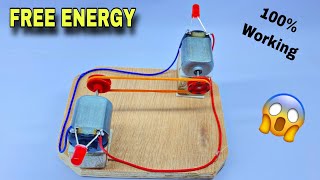 Free Energy Generator With Two Dc Motor  Free Electricity  Magnetic Motor Dynamo  SB craft [upl. by Aninahs]