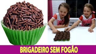 BRIGADEIRO SEM FOGÃO  COM APENAS 3 INGREDIENTES [upl. by Mathur70]