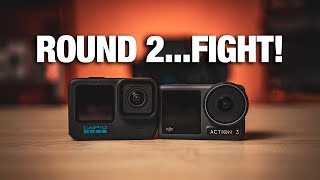 GoPro Hero 11 vs DJI Osmo Action 3 Round 2 [upl. by Hasile361]