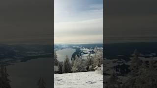 ❄️Rando sous la neige à la Dent de Vaulion avec vue sur le Lac de Joux randonnée snow jura [upl. by Silecara708]