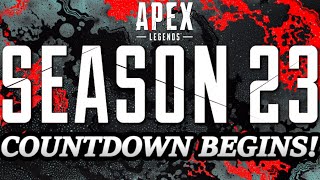 🔴APEX LEGENDS SEASON 23 LIVE COUNTDOWN  Gameplay Trailer Lifeline Rework amp New Update [upl. by Aitnahs]