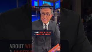 ‘Late Show’ host Stephen Colbert recovering from ruptured appendix [upl. by Ananna]