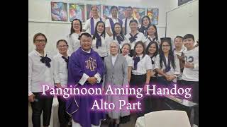 PANGONOON AMING HANDOG Advent Song Alto part [upl. by Ahsenwahs316]